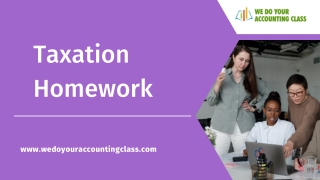 Taxation Homework