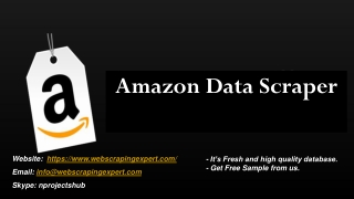 Amazon Data Scraper