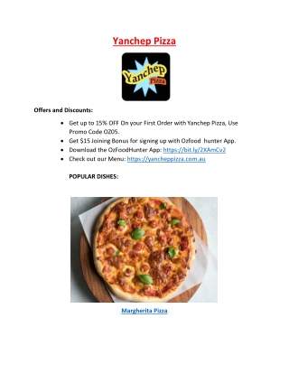 15% off - yanchep pizza Menu – Pizza delivery Perth, WA