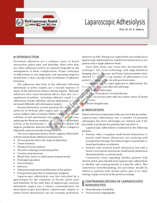 Laparoscopic Adhesiolysis