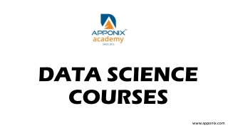 DATA SCIENCE COURSES BY APPONIX