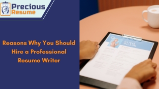 Reasons Why You Should Hire a Professional Resume Writer