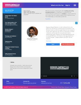Start with the Why-Nagaraja Prakasam