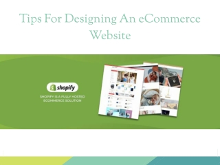 Tips For Designing An eCommerce Website