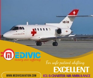 Hire the Foremost Air Ambulance Services in Kolkata by Medivic with Certified Medical Tools