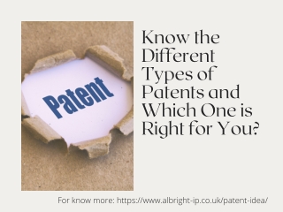 Know the Different Types of Patents and Which One is Right for You