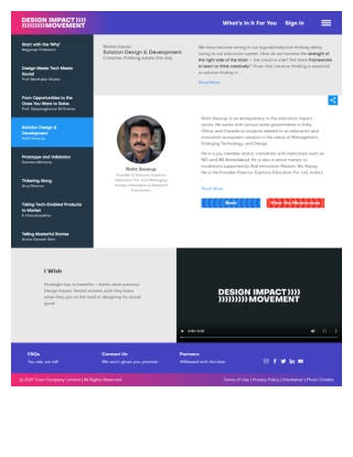 Solution Design & Development- Rohit Swarup