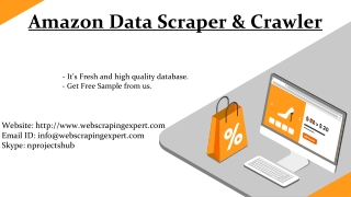 Amazon Data Scraper & Crawler