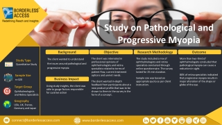 Study on Pathological and Progressive Myopia