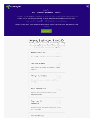 PixelCrayons: India's Best Website Development Company