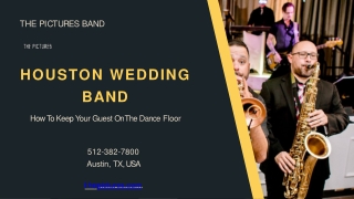 Enjoy Live Music With Houston Wedding Band