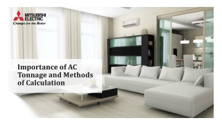 Importance of AC Tonnage and Methods of Calculation