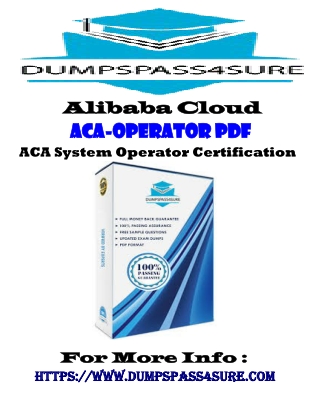 Get Guaranteed Success in Pass4sure Alibaba Exam At First Try with Important Gui