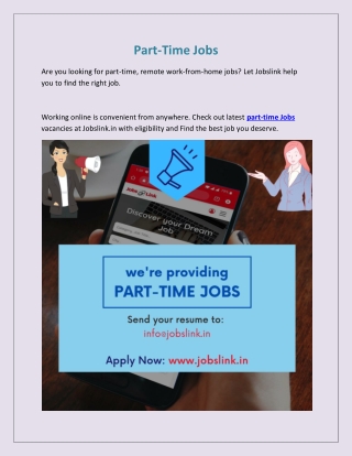 Part-Time Jobs