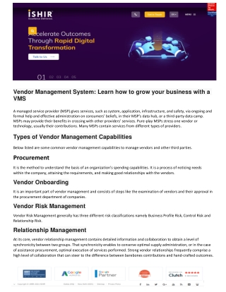 Vendor Management System: Learn how to grow your business with a VMS