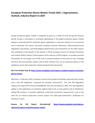 European Protective Gloves Market Trends 2021