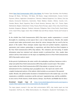 Near Field Communication (NFC) Chip Market