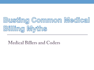 Busting Common Medical Billing Myths