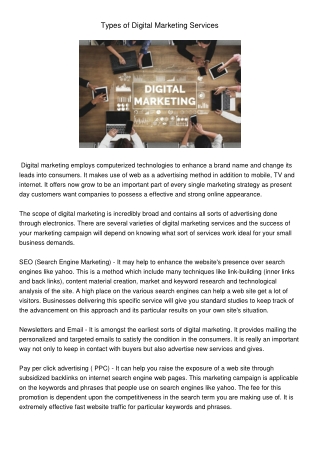 TypesofDigitalMarketingServices
