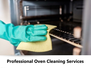 Professional Oven Cleaning Services