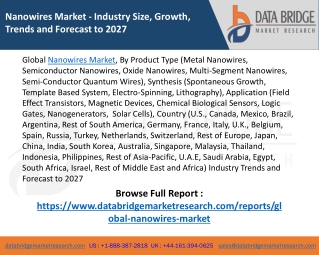 Global Nanowires Market – Industry Trends and Forecast to 2027