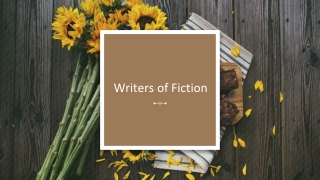 Writers of Fiction