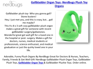 Liver Plush Organ Toys - Liver Organ Toys - Liver Plush Toys - Nerdbugs Plush Toy Organs