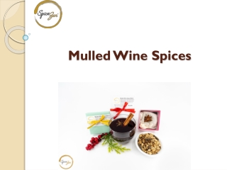 Mulled Wine Spices