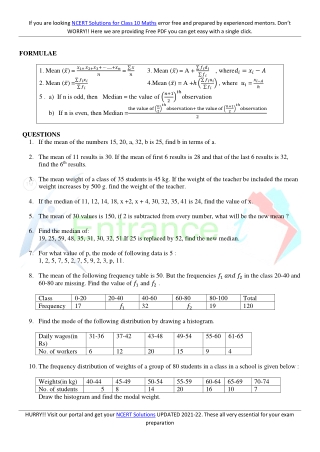 Ncert Solutions For Class 10 Maths