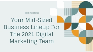 Digital marketing team