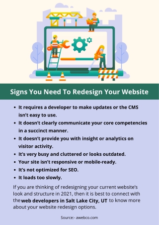 Signs You Need To Redesign Your Website