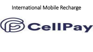 International Mobile Recharge | Cell pay International