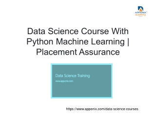 Data-Science Course with Python Machine Learning