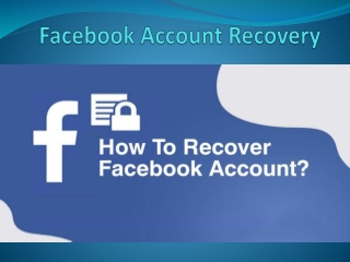 How to do Facebook Account Recovery