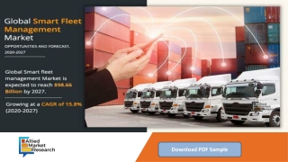 Smart Fleet Management Market Growing Opportunities 2020-2027