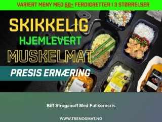 Biff Stroganoff Med Fullkornsris