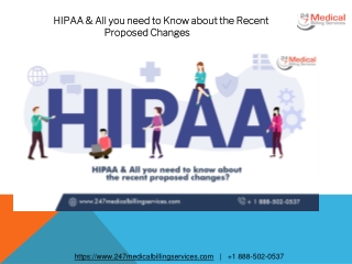 HIPAA & All you need to Know about the Recent Proposed Changes