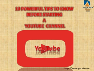 10 powerful tips to know before starting a YouTube channel