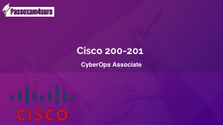 Cisco 200-201 Dumps Instant Success in 200-201 Exam | PassExam4Sure