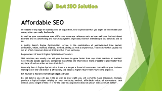 SEO Package Prices