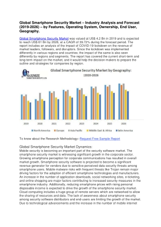 Global Smartphone Security Market