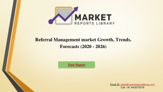 Referral Management Market