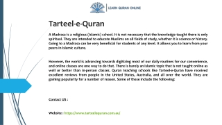 Tarteel-e-Quran