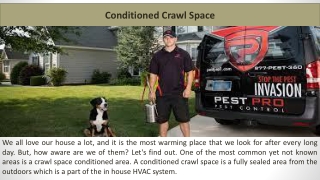 Conditioned Crawl Space