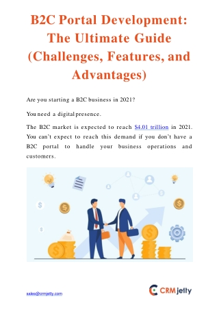 B2C Portal Development The Ultimate Guide (Challenges, Features, and Advantages)