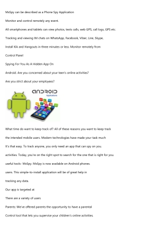 MxSpy Is A Mobile Monitoring App Trial