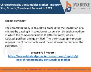 Chromatography Consumables Market