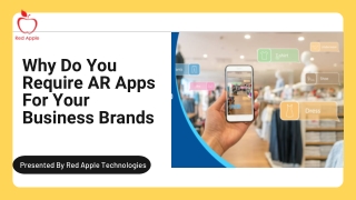 Why Do You Require AR Apps For Your Business Brands