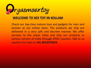 sex toys in Kollam