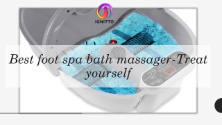 Best Foot Spa Bath Massager